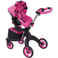 Коляска для кукол Buggy Boom "Aurora", фуксия
