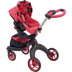 Коляска для кукол Buggy Boom Aurora, красная