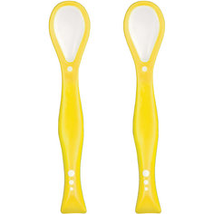 Набор ложек для кормления Happy Baby, 2 шт, lemon