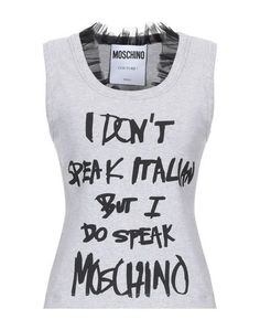 Топ без рукавов Moschino