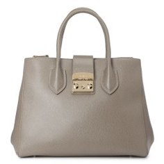 Сумка FURLA METROPOLIS M TOTE бежево-серый