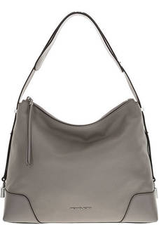 Кожаная сумка на молнии с длинной широкой ручкой Crosby Michael Michael Kors