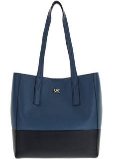 Вместительная кожаная сумка с длинными ручками Junie Michael Michael Kors