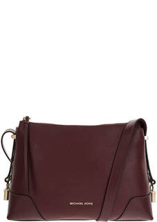 Сумка из зерненой кожи через плечо Crosby Michael Michael Kors