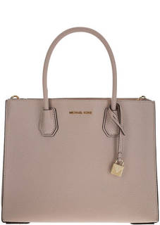 Кожаная сумка с двумя отделами Mercer Michael Michael Kors