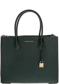Кожаная сумка с двумя отделами Mercer Michael Michael Kors