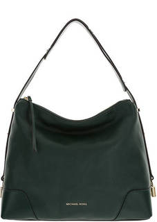 Кожаная сумка на молнии с длинной широкой ручкой Crosby Michael Michael Kors