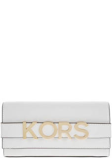 Кожаный клатч со съемной плечевой цепочкой Bellamie Michael Michael Kors