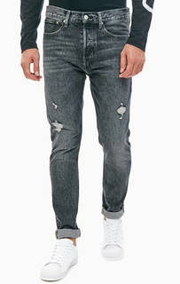 Джинсы скинни с рваными деталями CKJ 015 Calvin Klein Jeans