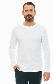 Белая хлопковая футболка Calvin Klein Jeans