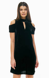 Короткое черное платье в вечернем стиле Armani Exchange