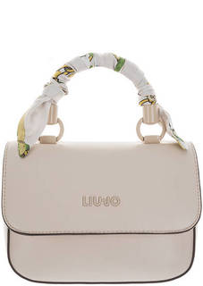Маленькая бежевая сумка через плечо Liu Jo