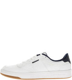 Кеды белого цвета на шнуровке Jack & Jones