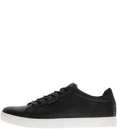 Кеды черного цвета на шнуровке Jack & Jones