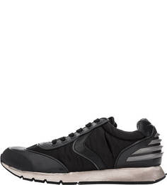 Черные текстильные кроссовки с вкладной стелькой Voile Blanche