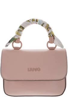Маленькая розовая сумка через плечо Liu Jo
