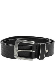 Черный ремень из натуральной кожи Wrangler