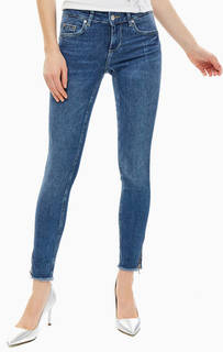 Зауженные синие джинсы с необработанным краем Bottom Up Easy Liu Jo