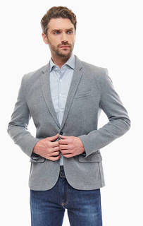 Серый трикотажный пиджак на пуговицах Mavi