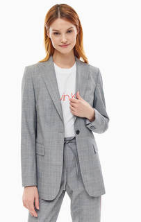 Пиджак оверсайз в клетку Calvin Klein