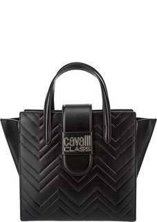 Черная сумка с короткими ручками Alisa Cavalli Class