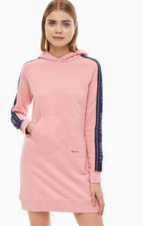 Короткое трикотажное платье с капюшоном Gant