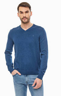 Хлопковый джемпер с треугольным вырезом Lerros