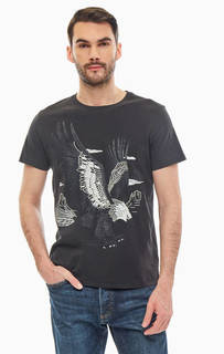 Хлопковая футболка с круглым вырезом Wrangler