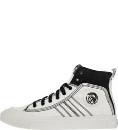 Высокие текстильные с контрастной строчкой Diesel