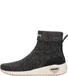 Текстильные кроссовки оригинальной расцветки Diesel