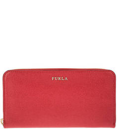 Кожаный кошелек с тремя отделами для купюр Babylon Furla