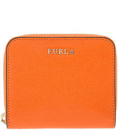 Кошелек из сафьяновой кожи на молнии Babylon Furla