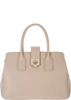 Кожаная сумка с тремя отделами Mira Furla