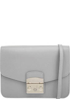 Кожаная сумка с откидным клапаном Metropolis Furla