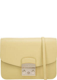 Кожаная сумка с откидным клапаном Metropolis Furla