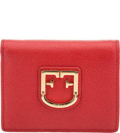 Кожаный кошелек с металлическим декором Belvedere Furla