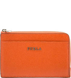 Визитница из сафьяновой кожи на молнии Babylon Furla