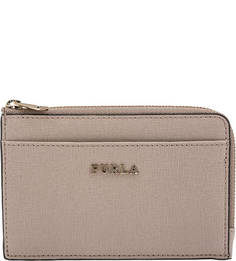 Визитница из сафьяновой кожи на молнии Babylon Furla
