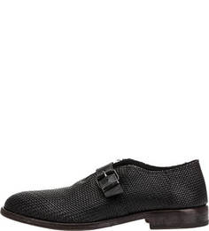 Туфли монки из натуральной кожи Moma