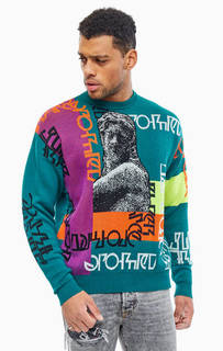 Разноцветный джемпер с высоким содержанием шерсти Diesel