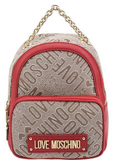 Маленький рюкзак с широкими лямками Love Moschino