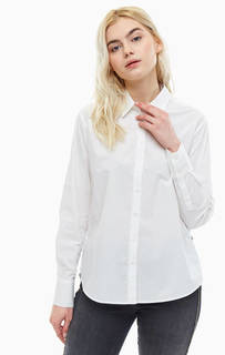Белая хлопковая рубашка в классическом стиле Pepe Jeans