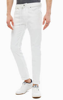 Белые брюки с потертостями Diesel