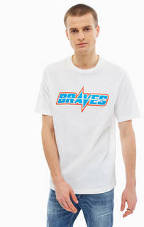 Хлопковая футболка с принтом Diesel