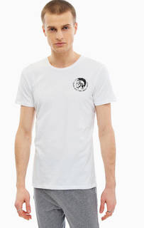 Комплект из трех белых футболок из хлопка Diesel