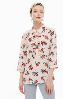 Блуза на пуговицах с цветочным принтом Kocca