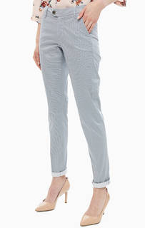 Хлопковые брюки зауженного кроя Kocca