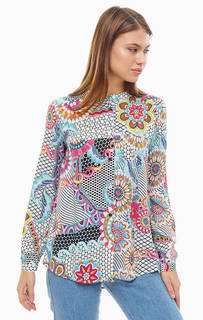 Разноцветная рубашка свободного кроя Desigual