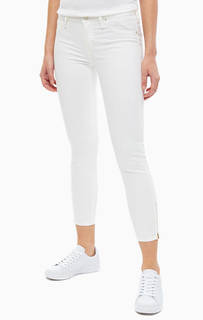 Джинсы скинни белого цвета Scarlett Cropped Lee