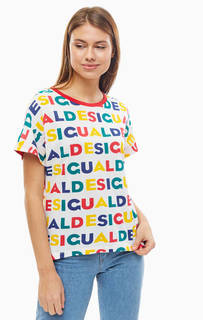 Разноцветная футболка с короткими рукавами Desigual